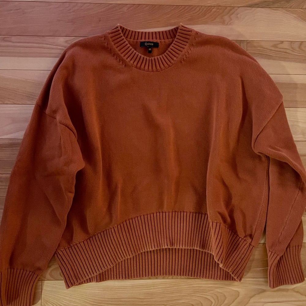 Quince Boyfriend Crew Sweater